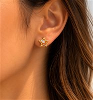 Orecchini Vidali Gioielli Donna in Oro giallo Zircone OROR-18-34 - OROR-18-34